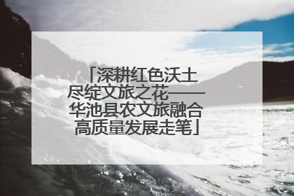深耕红色沃土 尽绽文旅之花——华池县农文旅融合高质量发展走笔